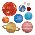 The Freckled Frog Our Solar System Mats, 10 Per Set FF827